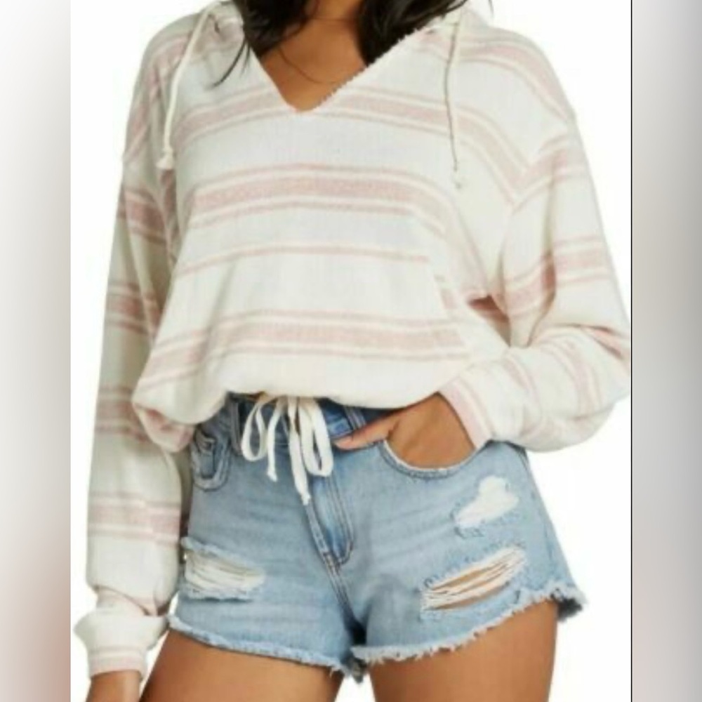 *Billabong* Cozy Striped Lightweight Hoodie